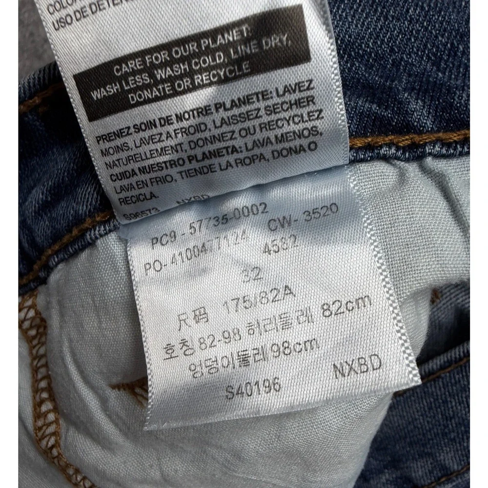 Signature by Levi Strauss Gold Label Mens 32 Carpenter Shorts Denim Blue 57735